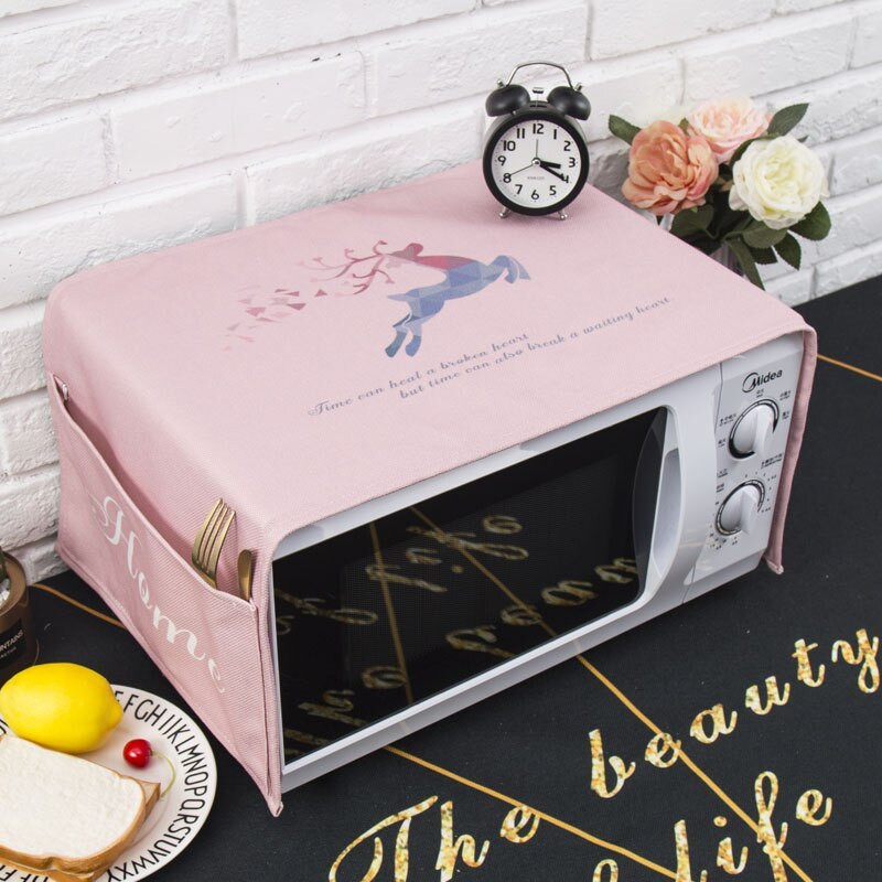 Šiaurės stiliaus medvilnės ir kanapių elniai Mikrobangų krosnelės dulkių dangtelis Cobertura para beterraba Cubierta de polvo para horno