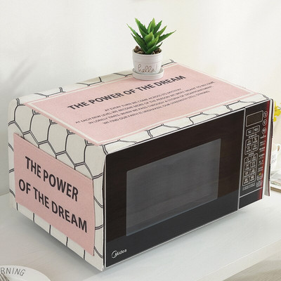 Bavlnený kryt na mikrovlnnú rúru SRYSJS s etnickým vzorom a úložným vreckom, protiprachový kryt, proti oleju