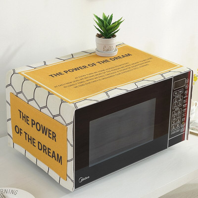 Bavlnený kryt na mikrovlnnú rúru SRYSJS s etnickým vzorom a úložným vreckom, protiprachový kryt, proti oleju