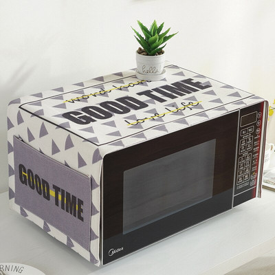 Bavlnený kryt na mikrovlnnú rúru SRYSJS s etnickým vzorom a úložným vreckom, protiprachový kryt, proti oleju