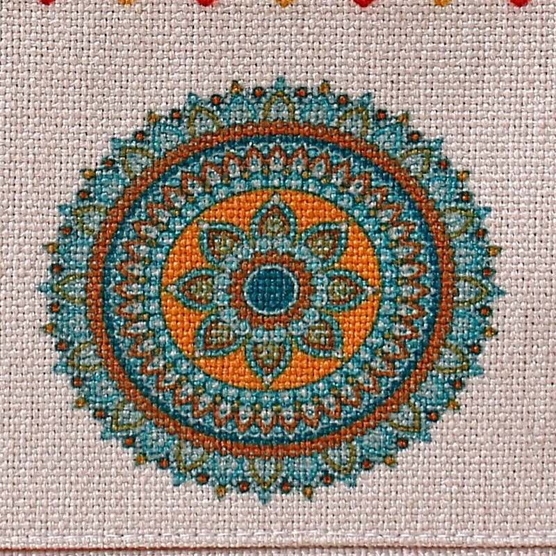 Bavlnený kryt na mikrovlnnú rúru SRYSJS s etnickým vzorom a úložným vreckom, protiprachový kryt, proti oleju