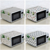 Domácnosť Bavlnený ľanový kryt na mikrovlnnú rúru Ochranný kryt na elektrickú rúru Proti znečisteniu Olejotesné kuchynské doplnky