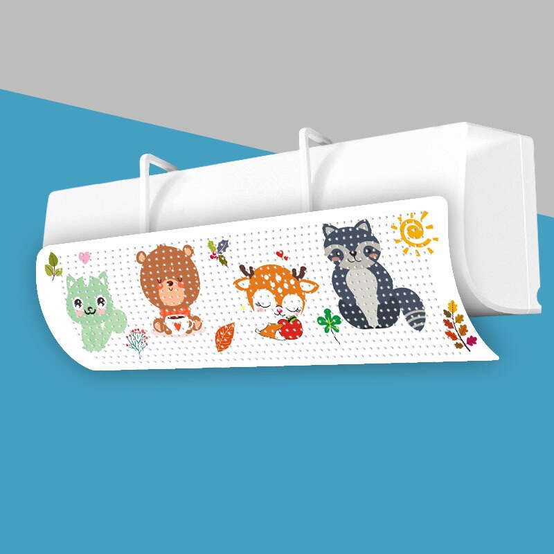 Κλιματιστικό Ανεμοστρόβιλος Ρυθμιζόμενος Αεροφράκτης Παρμπρίζ Air Condition Anti-Direct Blowing Ασπίδα οικιακής κλιματισμού