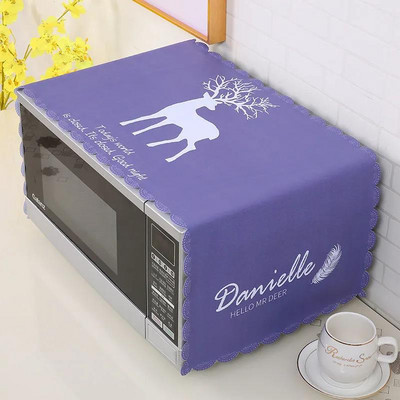 Univerzálny kryt na mikrovlnnú rúru, kryt na uterák, priedušný, prachotesný, do domácnosti, kryt na mikrovlnnú rúru, bočné úložné vrecko