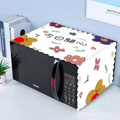 Univerzálny kryt na mikrovlnnú rúru, kryt na uterák, priedušný, prachotesný, do domácnosti, kryt na mikrovlnnú rúru, bočné úložné vrecko