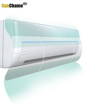 Ново регулируемо невидимо предно стъкло на климатика Външно прозрачно анти-право издухване Прибиращ се климатик