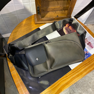 Pánska ležérna crossbody taška z eko kože