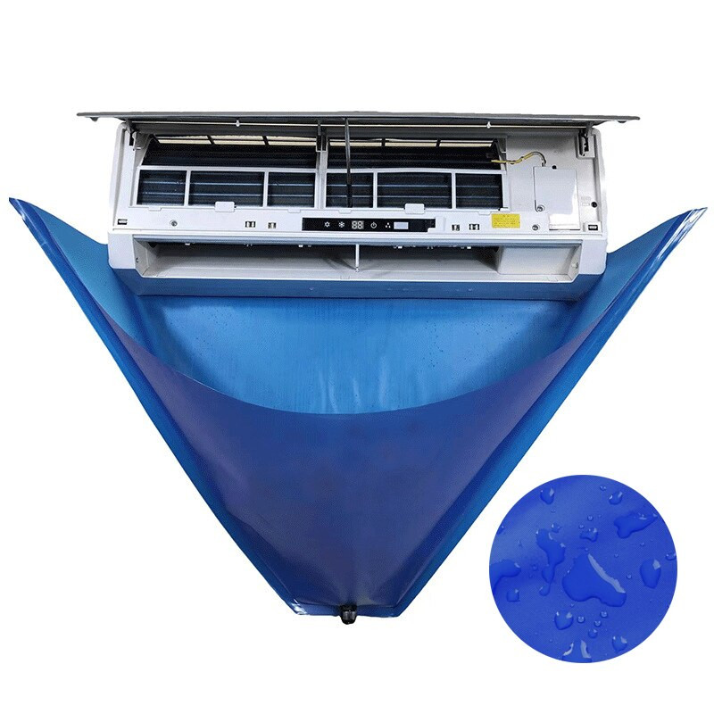 Set de 6/10 bucăți Kit capac pentru curățarea aparatului de aer condiționat Aparatul de aer condiționat de tip suspendat la domiciliu sub 1.5P Set de huse de protecție împotriva prafului