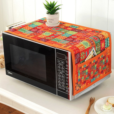 Domácnosť Bavlnený a ľanový kryt na mikrovlnnú rúru Ochranný kryt na elektrickú rúru Kryt na uterák Proti znečisteniu Kuchynské potreby