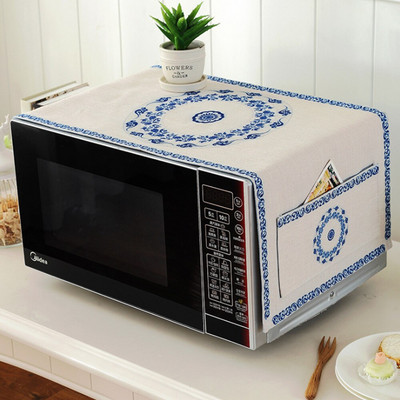 Domácnosť Bavlnený a ľanový kryt na mikrovlnnú rúru Ochranný kryt na elektrickú rúru Kryt na uterák Proti znečisteniu Kuchynské potreby