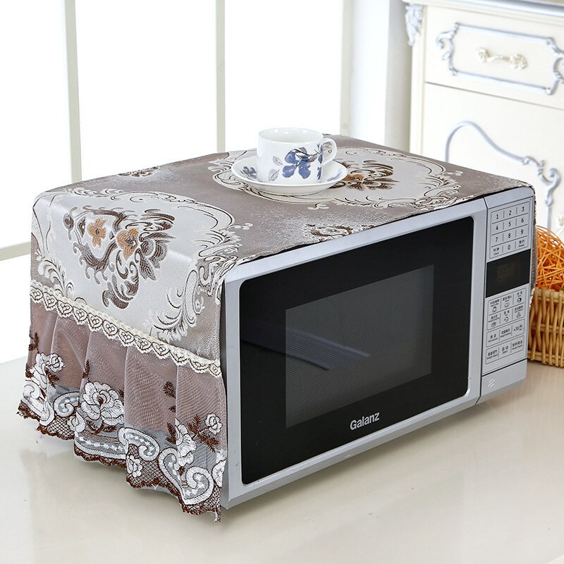 Poklopac za prašinu za mikrovalnu pećnicu, prirodni materijal otporan na ulje, prozračna zaštita s vrećicom za pohranu, kuhinjski pribor