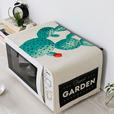 Doplnky Nordic Home, bavlna a ľan, kryt na prach, kryt na mikrovlnnú rúru, digestor do mikrovlnnej rúry, úložné vrecko na uteráky do mikrovlnnej rúry