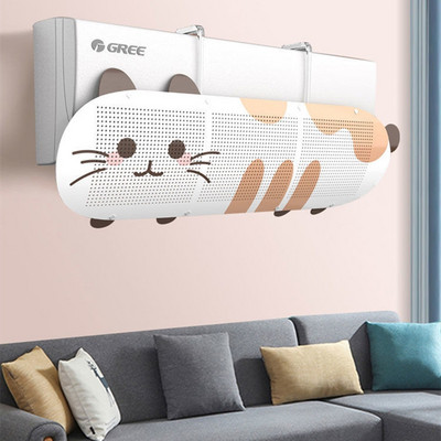 Nastaviteľný deflektor vetra pre klimatizáciu, chladený čelný štít, klimatizácia, protipriamy deflektor pre domácu kanceláriu