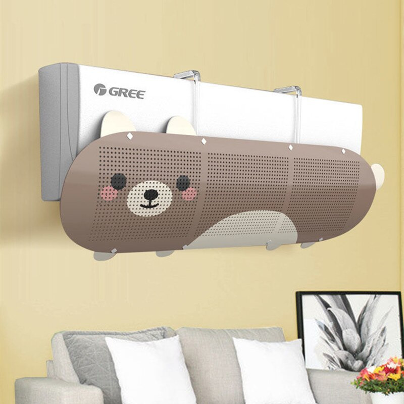 Nastaviteľný deflektor vetra pre klimatizáciu, chladený čelný štít, klimatizácia, protipriamy deflektor pre domácu kanceláriu