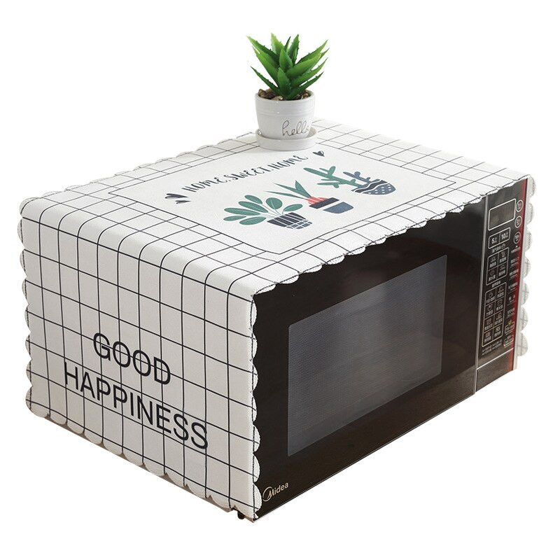 1 kus krytu na mikrovlnnú rúru, handrička na prach, univerzálny umývateľný kryt na rúru a chladničku