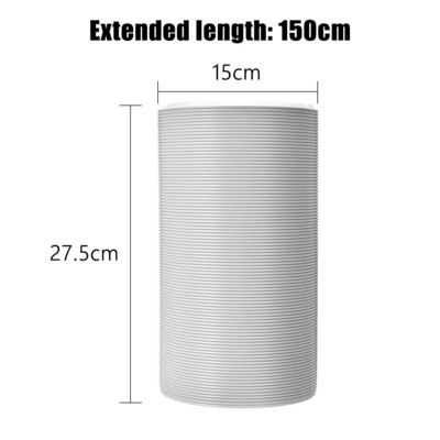 130/150mm 1.5m/2m/3m Conductă de aerisire Conductă flexibilă de ventilație Conductă pentru furtun de evacuare pentru aer condiționat portabil mobil