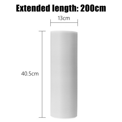 130/150mm 1.5m/2m/3m Conductă de aerisire Conductă flexibilă de ventilație Conductă pentru furtun de evacuare pentru aer condiționat portabil mobil