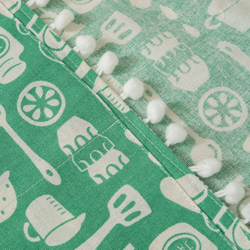 Domácnosť Bavlnený ľan Kryt na mikrovlnnú rúru, kryt na uterák, kryt na rúru, odpudzujúci olej, antifoulingový kryt na mikrovlnnú rúru, kuchynské doplnky