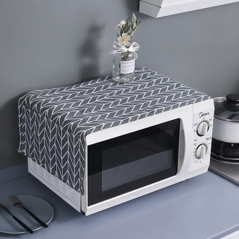 Kuhinjski pribor od pamuka i lana Dvostruki džepovi Navlake za prašinu s vrećicom za pohranu Navlaka za mikrovalnu pećnicu Uređenje doma