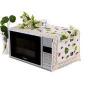 Prachotesný kryt na mikrovlnnú rúru, multifunkčný kryt na elektrickú rúru s úložnými vreckami
