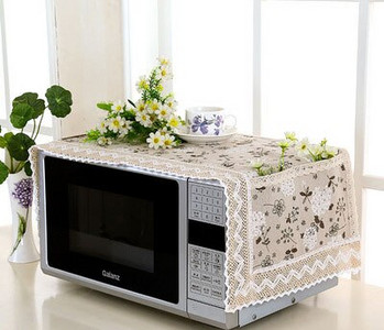 Prachotesný kryt na mikrovlnnú rúru, multifunkčný kryt na elektrickú rúru s úložnými vreckami