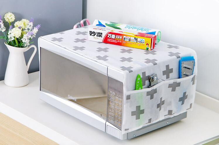 20 vnt Neaustinio audinio mikrobangų dangtelis nuo dulkių Mikrobangų krosnelės dangčiai su laikymo maišeliu Namų dekoravimo virtuvės reikmenys