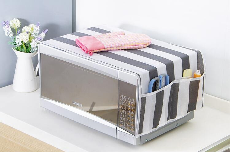 20 vnt Neaustinio audinio mikrobangų dangtelis nuo dulkių Mikrobangų krosnelės dangčiai su laikymo maišeliu Namų dekoravimo virtuvės reikmenys