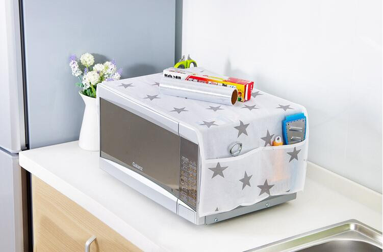 20 vnt Neaustinio audinio mikrobangų dangtelis nuo dulkių Mikrobangų krosnelės dangčiai su laikymo maišeliu Namų dekoravimo virtuvės reikmenys