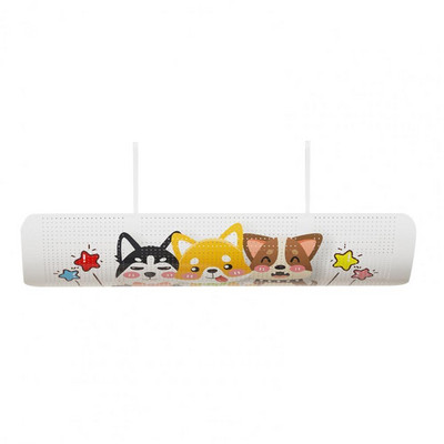 Škálovateľný závesný čelný štít klimatizácie, deflektor proti priamemu fúkaniu vzduchu, prepážka klimatizácie pre domácnosť