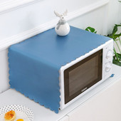 Kožený kryt na mikrovlnnú rúru do domácnosti, kryt na uterák, kryt na elektrickú rúru, olejotesný kryt na mikrovlnnú rúru, kuchynské doplnky