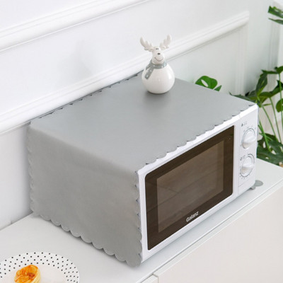 Kožený kryt na mikrovlnnú rúru do domácnosti, kryt na uterák, kryt na elektrickú rúru, olejotesný kryt na mikrovlnnú rúru, kuchynské doplnky