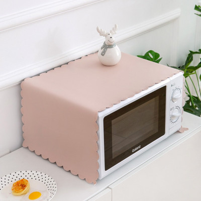 Kožený kryt na mikrovlnnú rúru do domácnosti, kryt na uterák, kryt na elektrickú rúru, olejotesný kryt na mikrovlnnú rúru, kuchynské doplnky