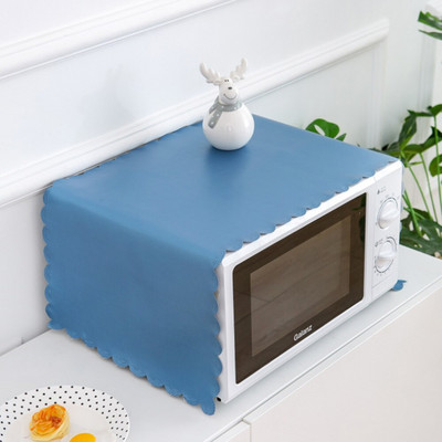Kožený kryt na mikrovlnnú rúru do domácnosti, kryt na uterák, kryt na elektrickú rúru, olejotesný kryt na mikrovlnnú rúru, kuchynské doplnky