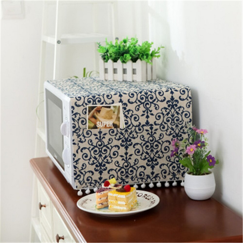 Lenjerie Cuptor cu microunde Capac superior rezistent la praf Gospodarie Casa Cubierta Lavadora Frigider Carp