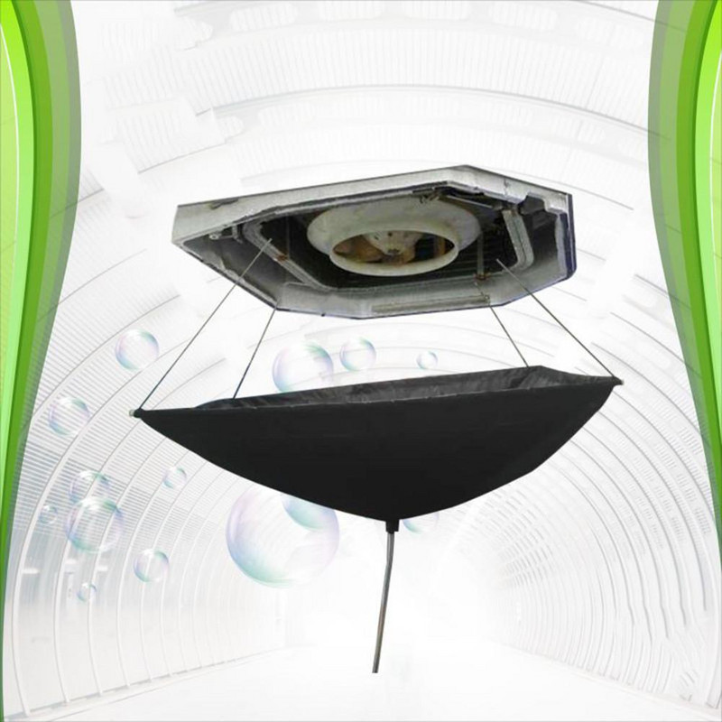 Kryt na nástroje na kompletné čistenie stropnej klimatizácie, vrecko na nástennú klimatizáciu, opakovane použiteľný kryt na čistenie a umývanie prachu