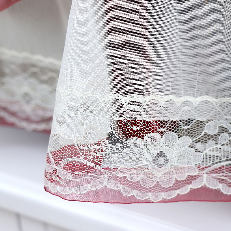 Nový doručený priadzový okraj, pastoračný čipkový štýl, domáce kuchynské spotrebiče, prenosný núdzový kryt do mikrovlnnej rúry