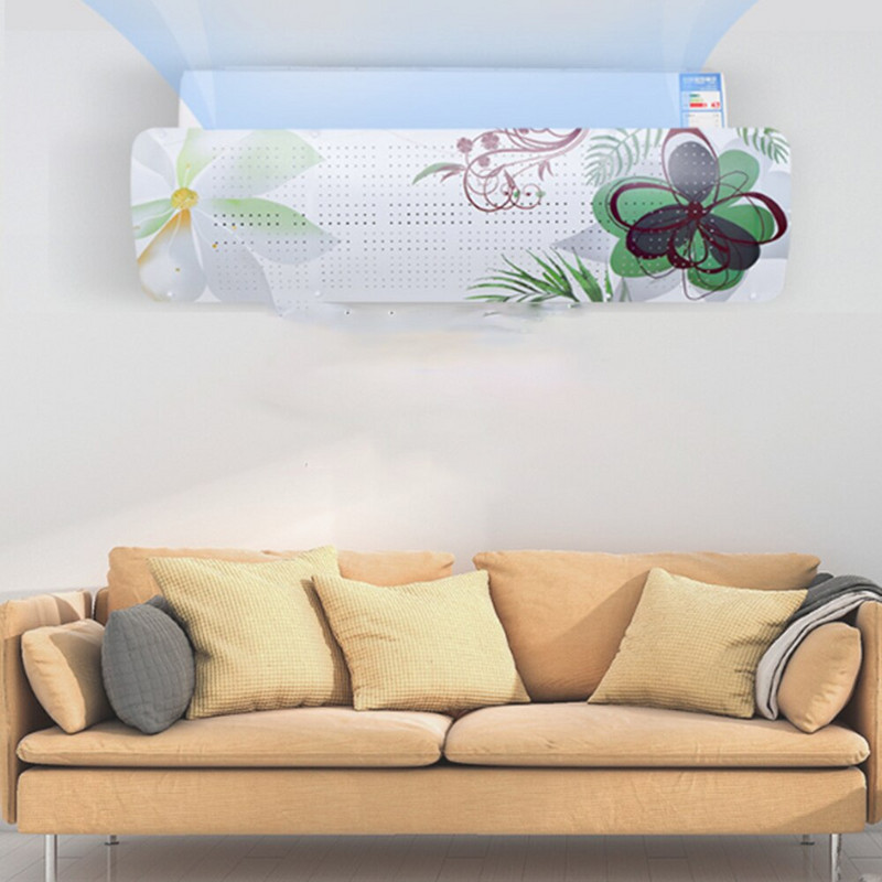 1 ks Univerzálny dutý deflektor proti priamemu fúkaniu klimatizácie, nastaviteľný kryt čelného skla klimatizácie