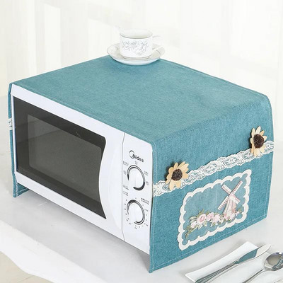 Kryt na mikrovlnnú rúru v severskom štýle, kryt na mikrovlnnú rúru, kryt na rúru, univerzálny uterák, dekoratívny uterák do mikrovlnnej rúry