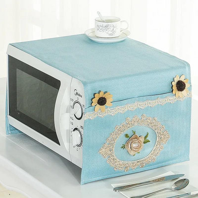Kryt na mikrovlnnú rúru v severskom štýle, kryt na mikrovlnnú rúru, kryt na rúru, univerzálny uterák, dekoratívny uterák do mikrovlnnej rúry