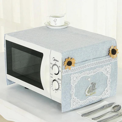 Kryt na mikrovlnnú rúru v severskom štýle, kryt na mikrovlnnú rúru, kryt na rúru, univerzálny uterák, dekoratívny uterák do mikrovlnnej rúry