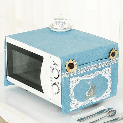 Kryt na mikrovlnnú rúru v severskom štýle, kryt na mikrovlnnú rúru, kryt na rúru, univerzálny uterák, dekoratívny uterák do mikrovlnnej rúry