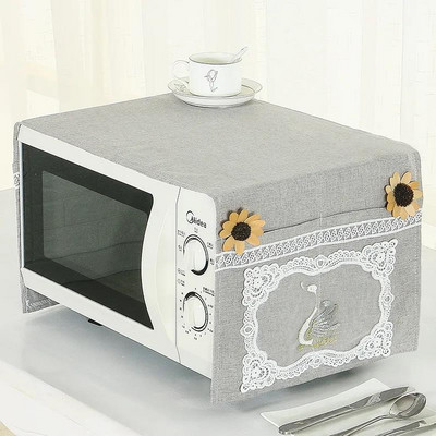 Kryt na mikrovlnnú rúru v severskom štýle, kryt na mikrovlnnú rúru, kryt na rúru, univerzálny uterák, dekoratívny uterák do mikrovlnnej rúry