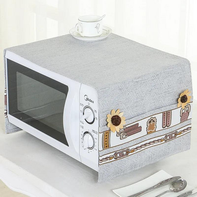 Kryt na mikrovlnnú rúru v severskom štýle, kryt na mikrovlnnú rúru, kryt na rúru, univerzálny uterák, dekoratívny uterák do mikrovlnnej rúry