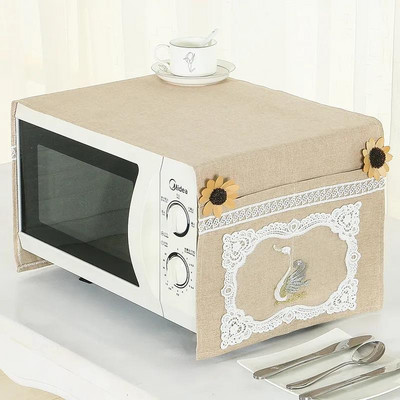 Kryt na mikrovlnnú rúru v severskom štýle, kryt na mikrovlnnú rúru, kryt na rúru, univerzálny uterák, dekoratívny uterák do mikrovlnnej rúry
