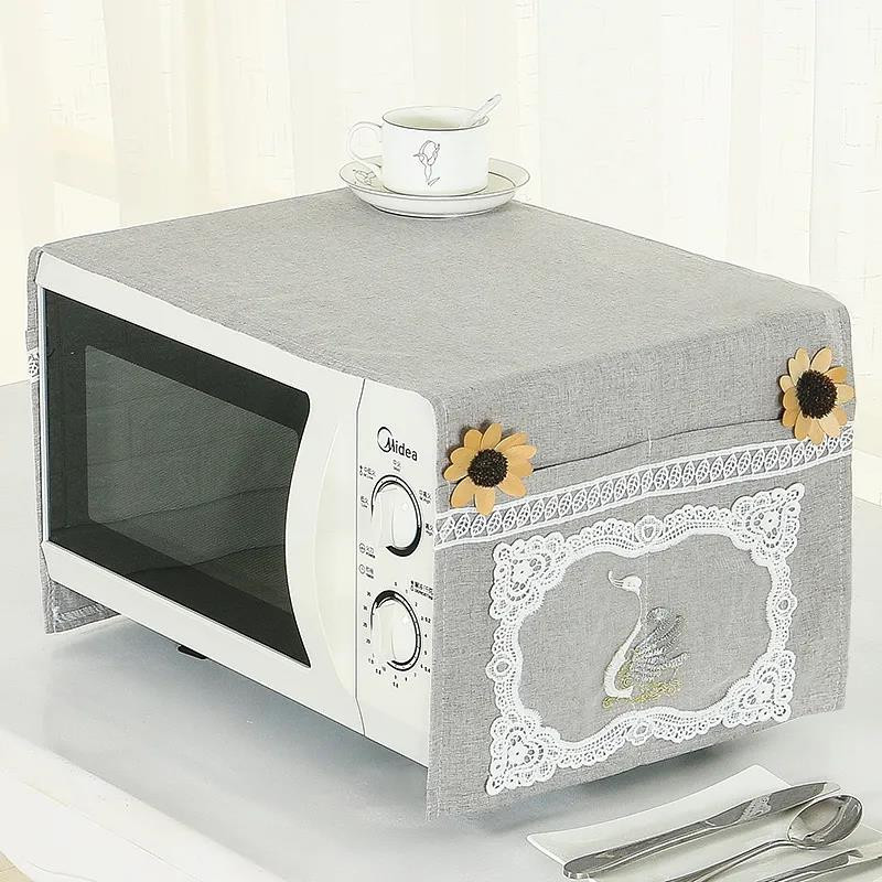 Kryt na mikrovlnnú rúru v severskom štýle, kryt na mikrovlnnú rúru, kryt na rúru, univerzálny uterák, dekoratívny uterák do mikrovlnnej rúry