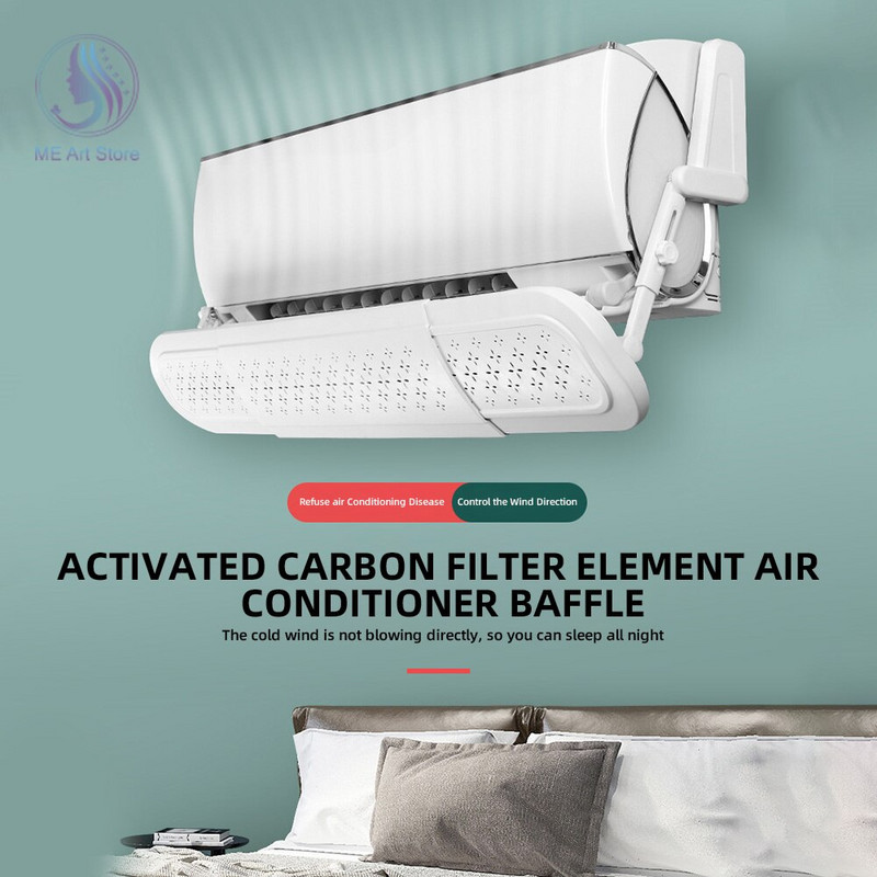 Univerzálny čelný štít klimatizácie, ochrana proti studenému vetru, priame fúkanie vzduchu, deflektor vetra, blokovanie výstupu vzduchu