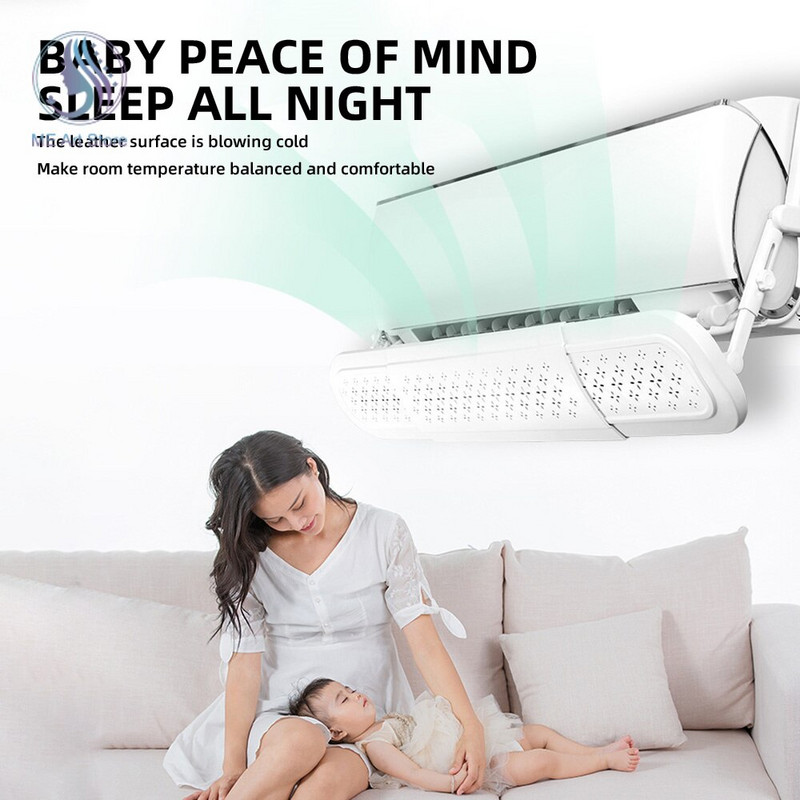 Univerzálny čelný štít klimatizácie, ochrana proti studenému vetru, priame fúkanie vzduchu, deflektor vetra, blokovanie výstupu vzduchu