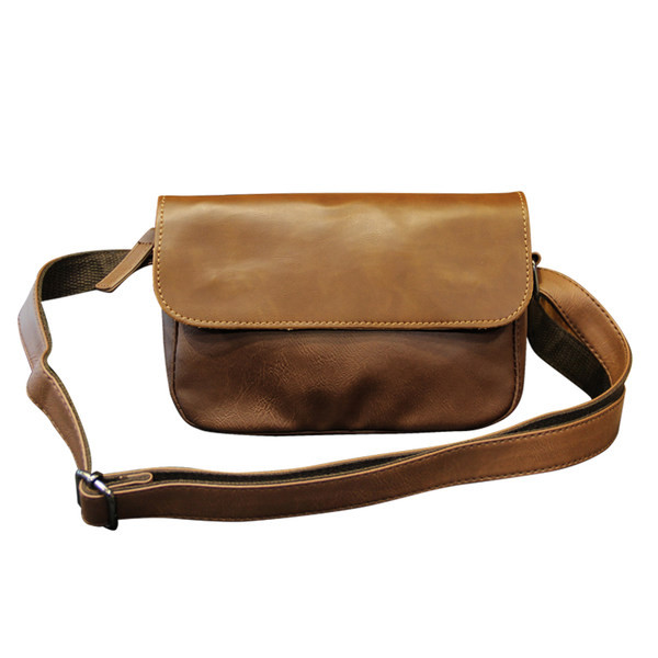 Pánska ležérna kabelka s kovovou sponou z eko kože