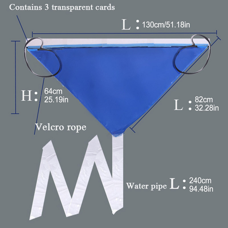 Légkondicionáló tisztító burkolat Vízálló porvédő tisztító takaró táska 130 cm-nél kisebb légkondicionálókhoz.
