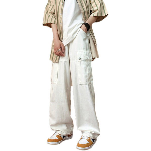 Pantaloni barbati model drept cu buzunar